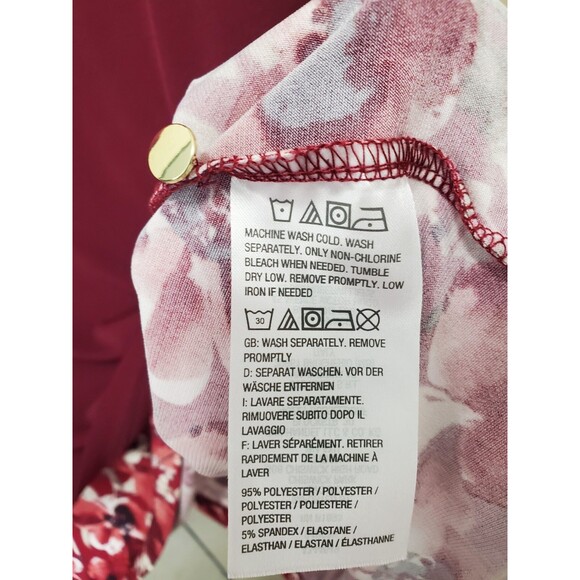 Susan Graver LiquidKnit Button-Trimmed Layered Look Tunic Size 2X - Picture 6 of 7